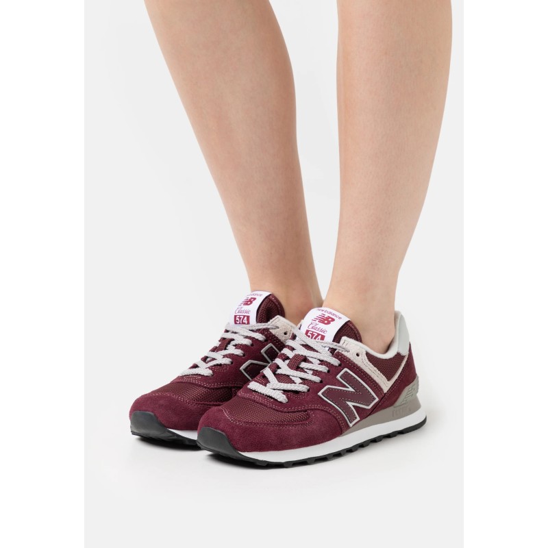 New Balance WL574 Baskets basses burgundy